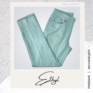 Ethyl Jeans Classic Style in Teal with Bling